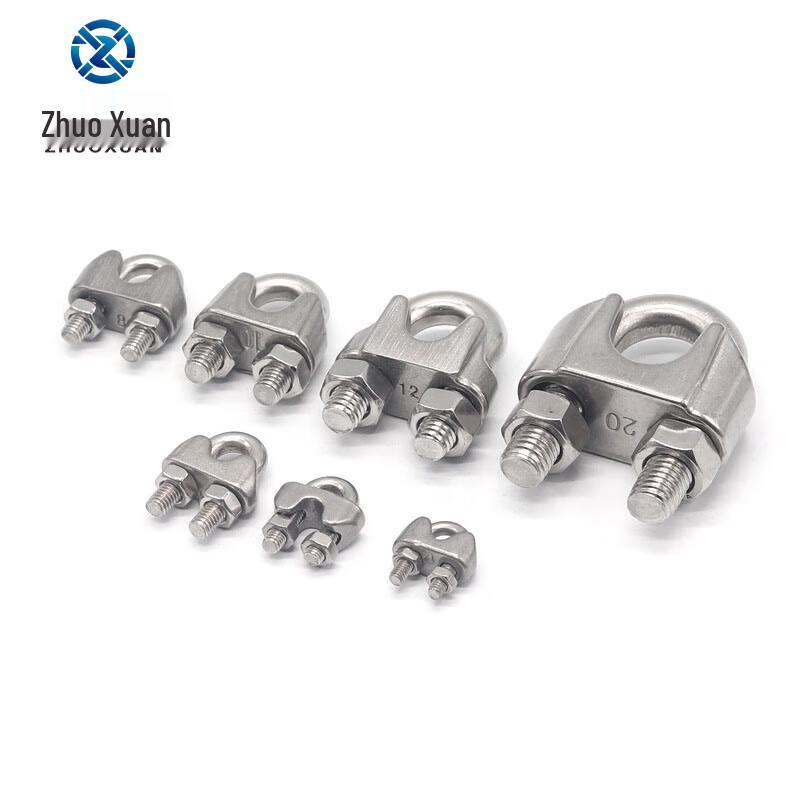 Zhuoxuan 304 Stainless Steel Wire Rope Clip Tensioner
