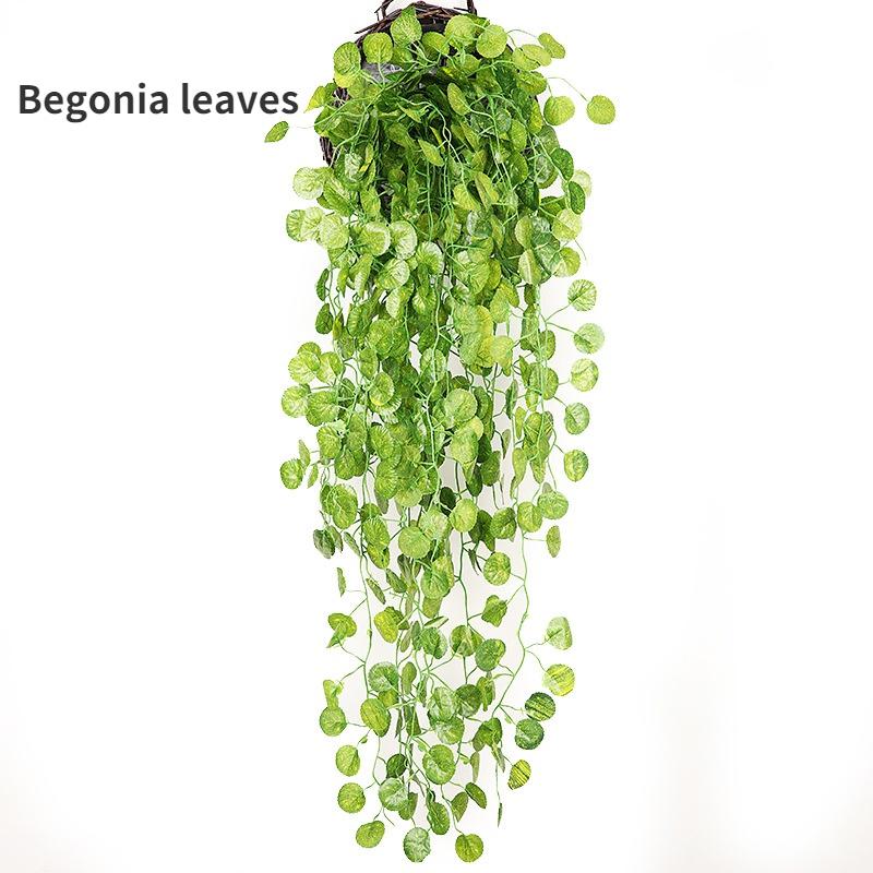 1 шт., искусственные растения, лозы, настенные висячие листья ротанга, ветки, домашний декор, пластиковые искусственные шелковые листья, растение плющ, открытый сад, свадебное украшение