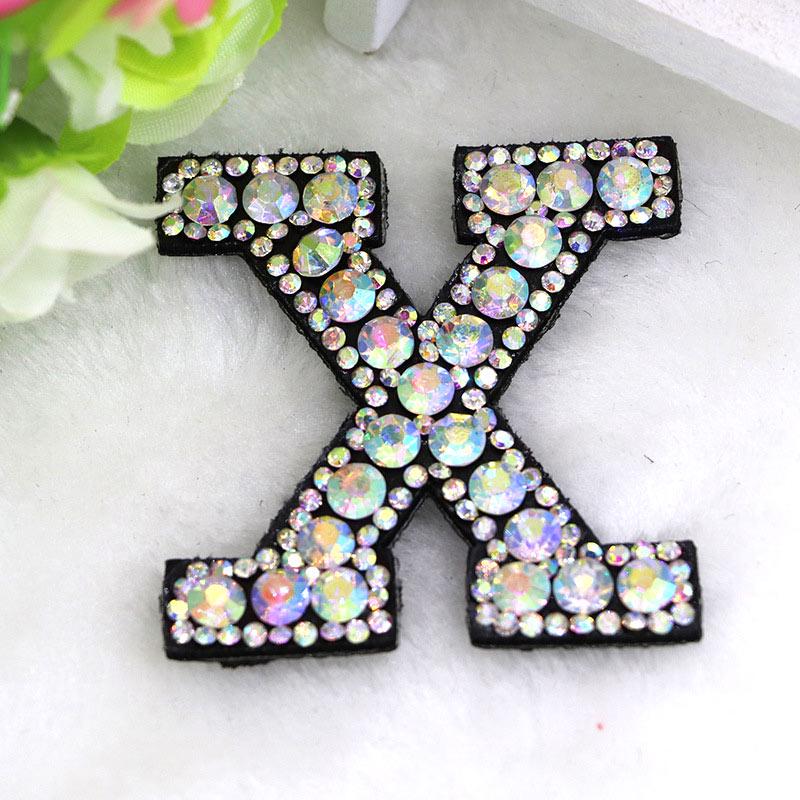 Шарм английский алфавит AZ значок буквы аппликация 3D стразы буквы нашивка горячая распродажа утюг на высокое качество популярный 1 шт для одежды обувь сумка