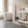 Hemispherical Brush Head Toilet Brush Groove Design Wall Mount Brush  Apartment Living