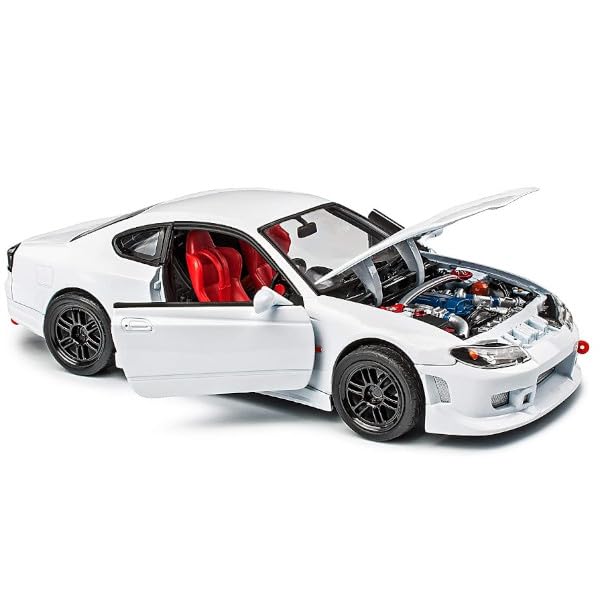 Willy 1/24 Scale Nissan Silvia S-15 White Diecast Car (Finished Model) 22485NS-W White