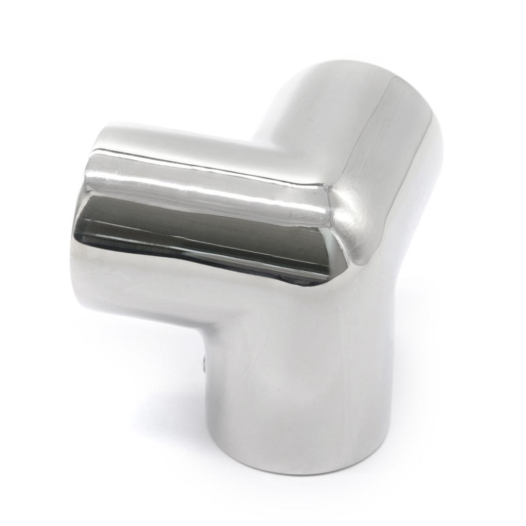 Фитинг для поручня лодки, 3-ходовой угловой уголок, фурнитура, 25 мм, детали для лодок, аксессуары, морская фурнитура