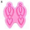 Casting Mould Jewelry Crafts DIY Earrings Mold Epoxy Resin Mold Keychain Pendant Silicone Mold