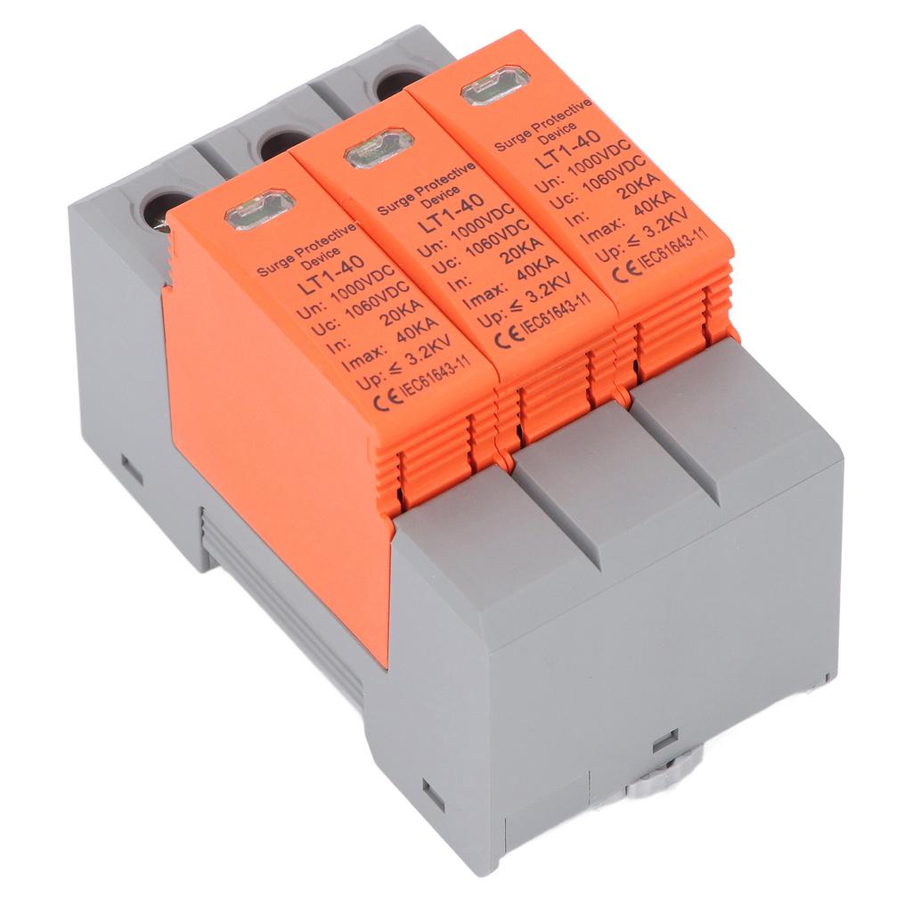 3P Сетевой фильтр 35MM DIN-рейка фотоэлектрическое устройство защиты от перенапряжения низковольтный разрядник для