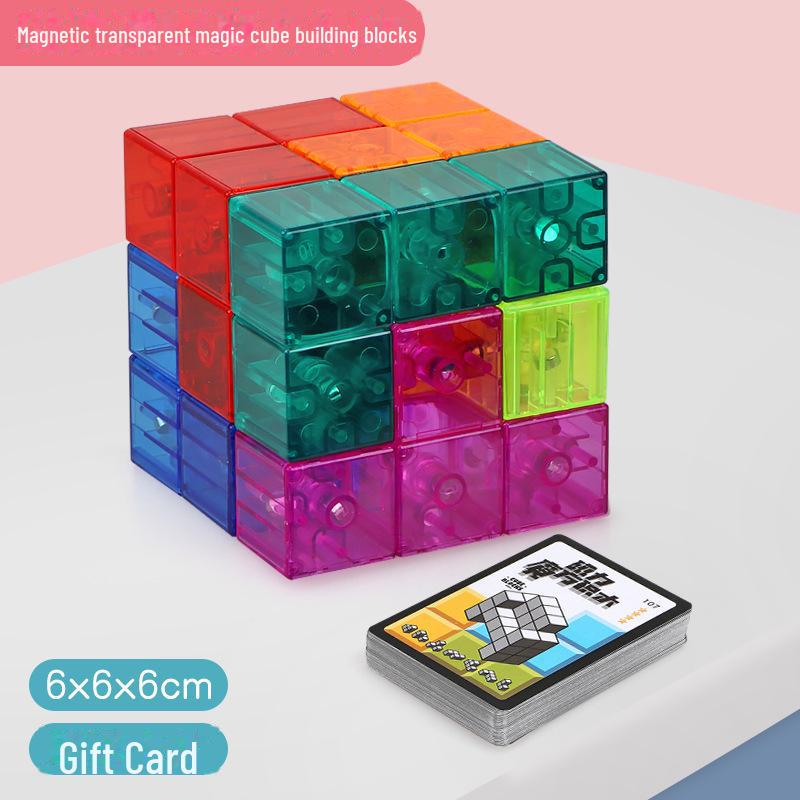 Magnetic Rubik's Soma Cube: Educational Building Blocks for Kids Aged 6+
