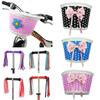 Holders Bike Front Carrier Scooter Handlebar Basket Hanging Retro Tassels Children Bicycle Storage