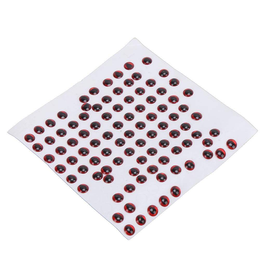 100 шт. Глаза для рыболовных приманок 3D Имитация Рыбий глаз Наклейка для вязания мушек Приманки Поделки DIY Материалы