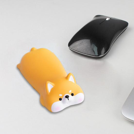 Милая подставка для запястья в виде мыши в виде животного, эргономичная, обезболивающая, нескользящая, для кошек, свиней, кроликов, собак, компьютерная мышь, подушка для поддержки запястья, аксессуары для ПК
