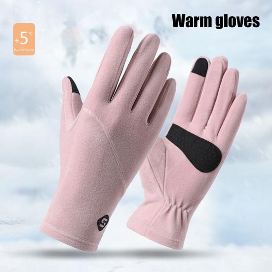 Зимние термоперчатки ветрозащитные бархатные перчатки для снега с сенсорным экраном теплые перчатки для холодной погоды для вождения на открытом воздухе бега велоспорта походов