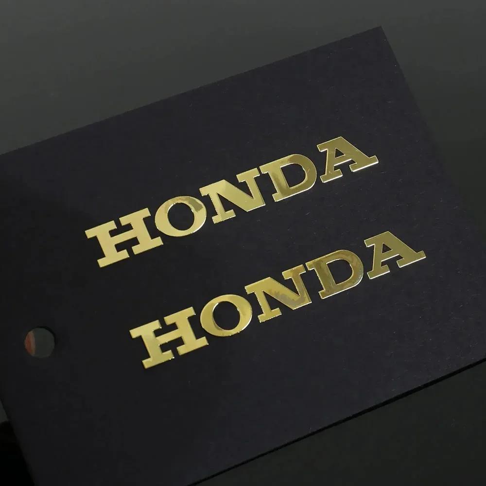 FPY1 Car Sticker Waterproof Modified Decorative for Honda Silver Gold Sticker Suitable for All Motorcycle Helmet Exhaust Pipe Decor