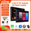 JIUYIN 2 Din Car Radio Carplay Android Auto 9 дюймов 10 дюймов 4G 64G Универсальный мультимедийный проигрыватель DSP AM RDS AHD GPS WIFI Auto 8 ядер