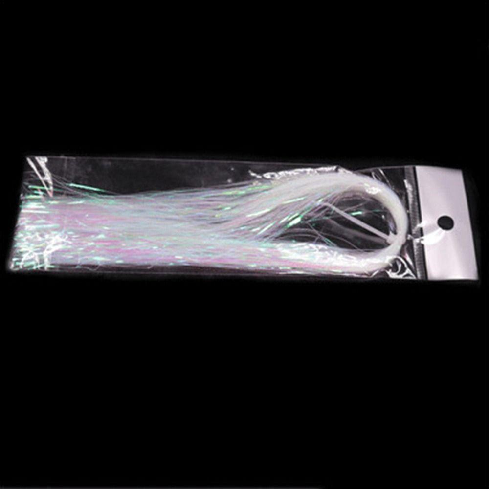 Shining Fly Fishing Jig Hook Streamer Fly Tying Tinsel Assist Hooks Line Fly Tying Materials