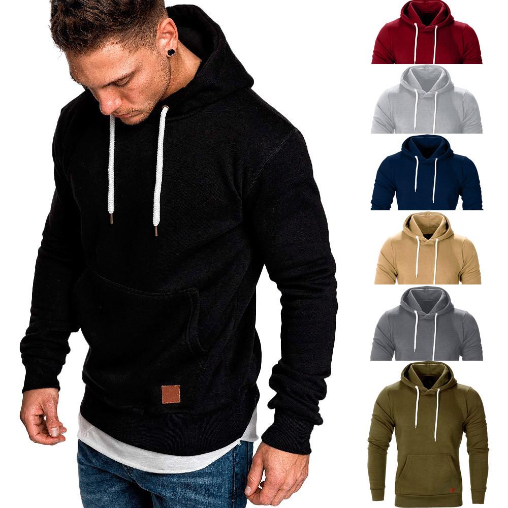 Men‘s Long Sleeve Winter Casual Sweatshirt Hoodies Top Blouse Tracksuits