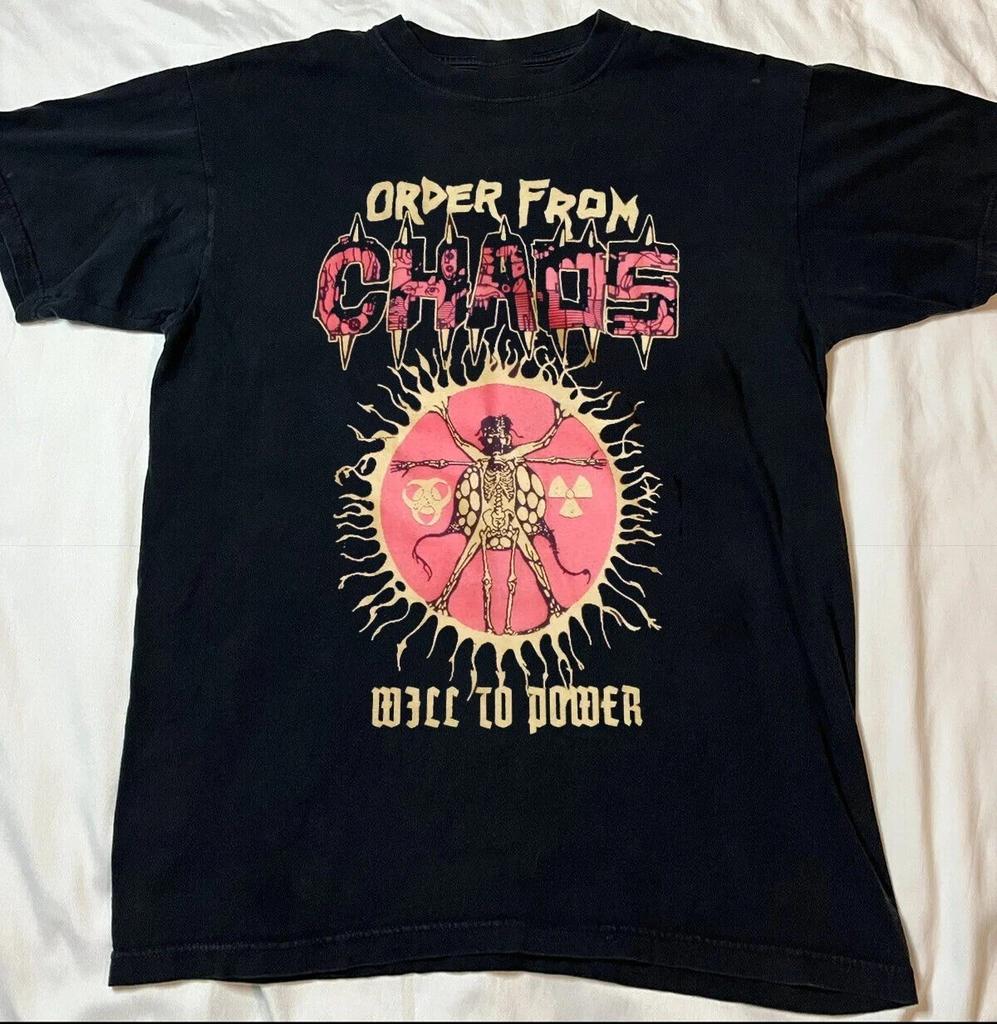 Футболка унисекс с принтом 'Order From Chaos Tour' Все KK1638