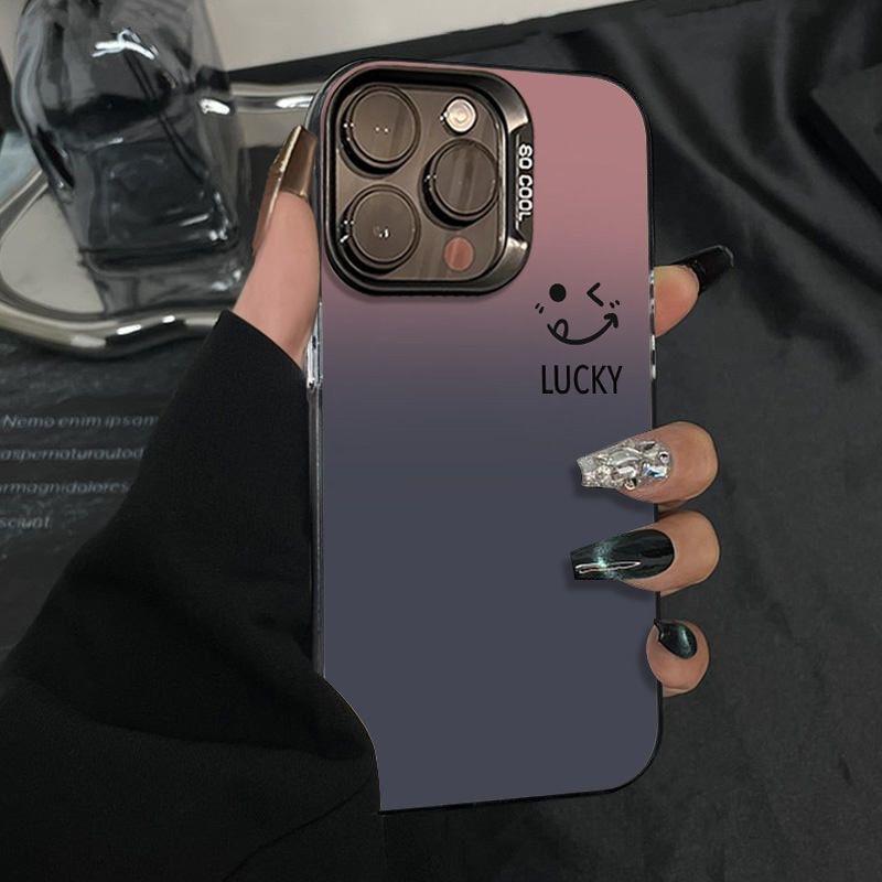 Постепенно меняющийся смайлик подходит для чехла на мобильный телефон Apple 11promax iPhone11plus удачный 11 креативный 11 тренд 11