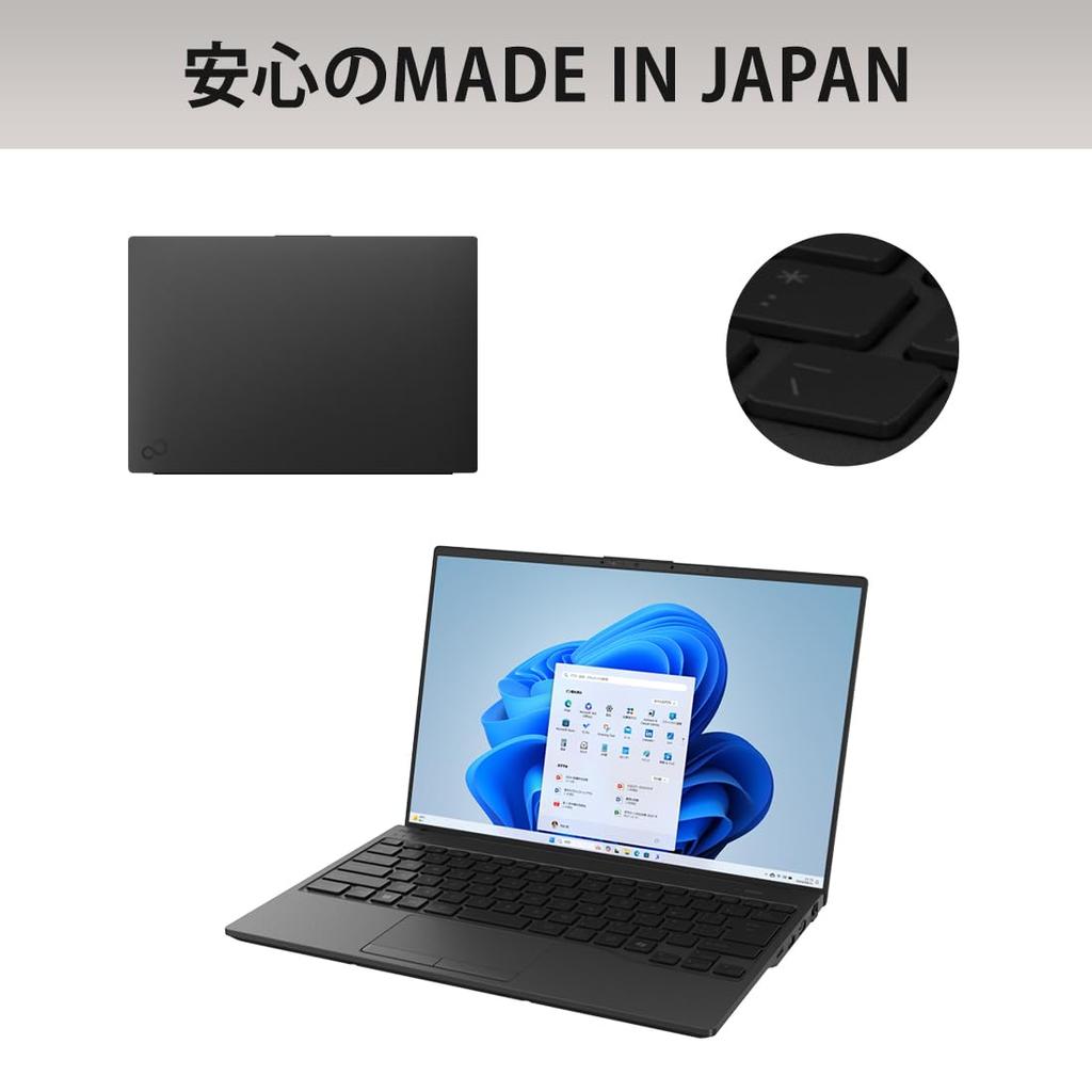 Fujitsu Laptop FMV LIFEBOOK Ultra UH Series WU5/J3 (Win 11/14.0 type/Core 5/8GB/SSD 256GB/No Office) AZ_WU5J3_Z731