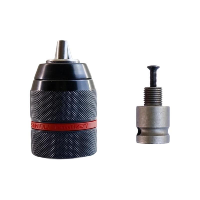 Ratcheting SelfLocking Metal Chucks &Rod Set For Power Tool With Quick Changes Design And Alloy Steel Construction