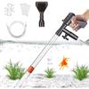 Aquarium Gravel Cleaner Kit Aquarium Cleaner Aquarium Water Change Aquarium Floor Vacuum Cleaner Gravel Cleaner Water Changer Aquarium (Black)