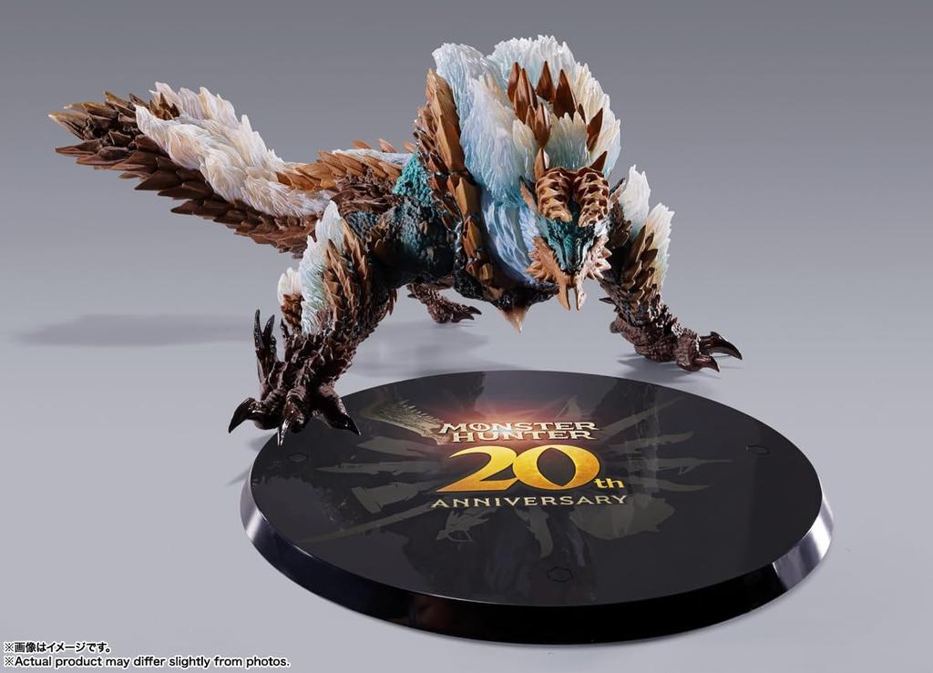 TAMASHII NATIONS Monster Hunter Zinogre Anniversary 285 мм окрашенная подвижная фигурка SHMonsterArts -20th Edition- Приблизительно. ПВХ и АБС