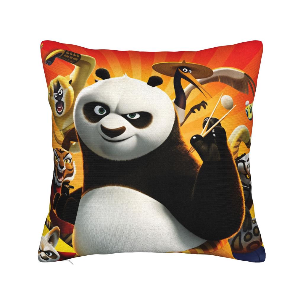 Pillow Cover K Ung F-Fu Panda Funny Pillow Case For Chair Sofa Home Decor Pillowcases