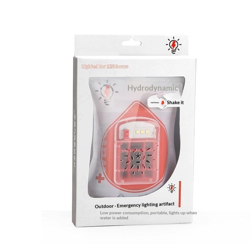 Portable Salt Water Emergency Lamp No Batteries Needed Ideal for Outdoor Camping