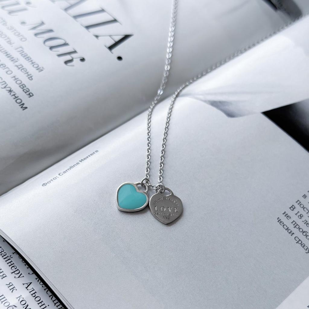 Серебряное колье с емаллю, вес изделия 3,58 гр (60001993)