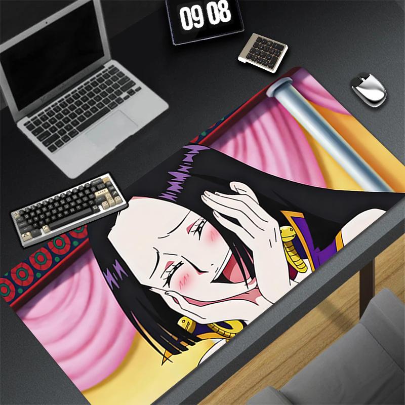Mouse Pad Extended Gaming Mousepad With Stitched Edges Desk Mat NonSlip Base Computer One Piece Keyboard Pad For Laptop Rug