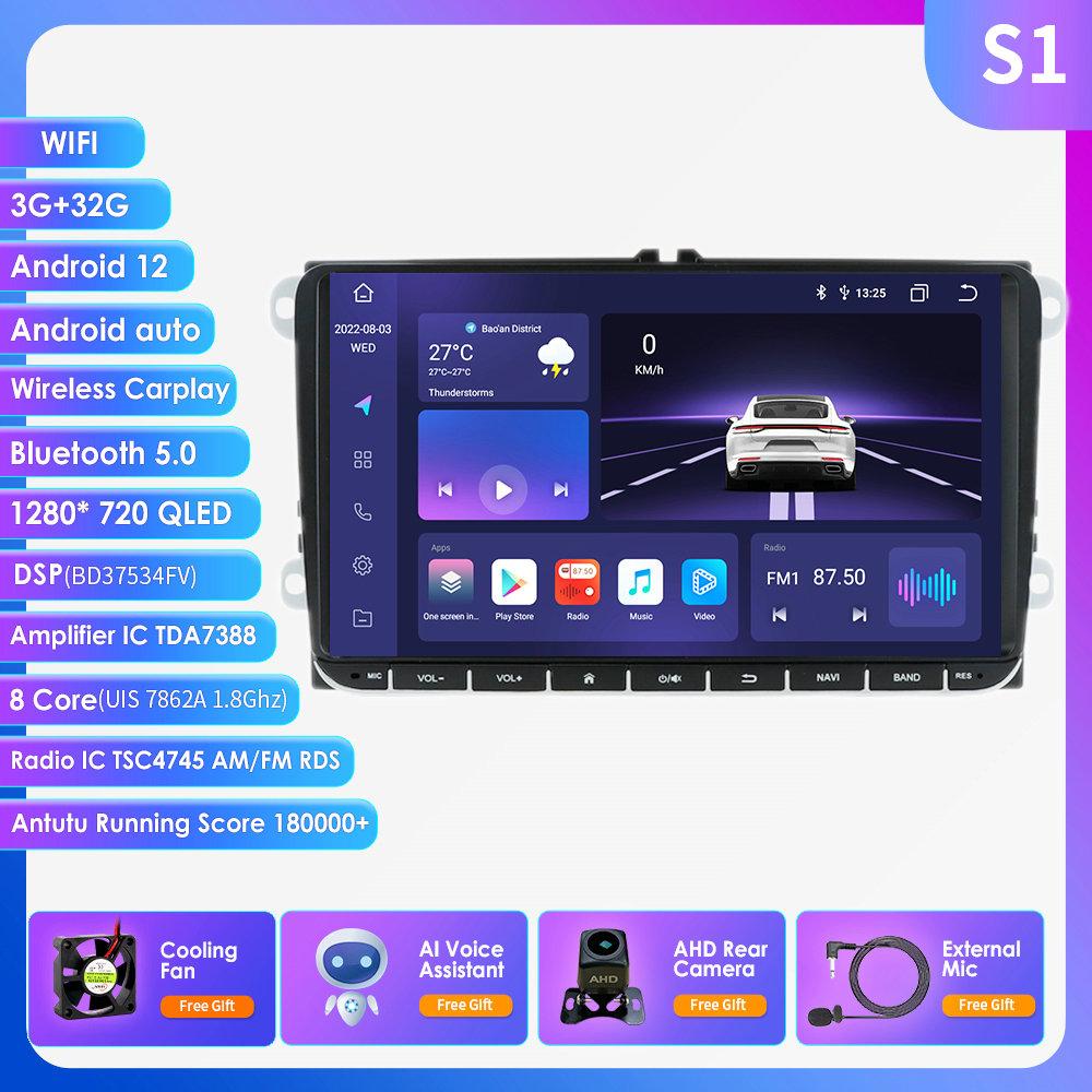 Автомобильная магнитола Hizpo Octa Core 9 дюймов Android AutoRadio для Volkswagen VW Passat B6 B7 CC Tiguan Touran GOLF POLO Carplay 4G Автомобильный мультимедиа GPS 2din стерео