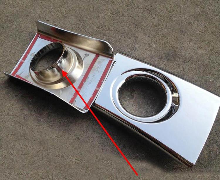 Для Hyundai Tucson 2005 2006 2007 2008 2009 Стайлинг автомобиля ABS хромированная передняя противотуманная фара крышка украшения