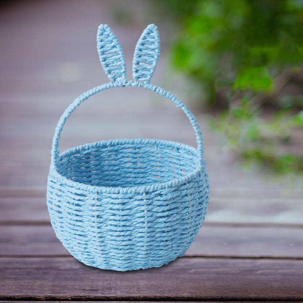 Корзина ручной работы с ушками для продуктов и пикника