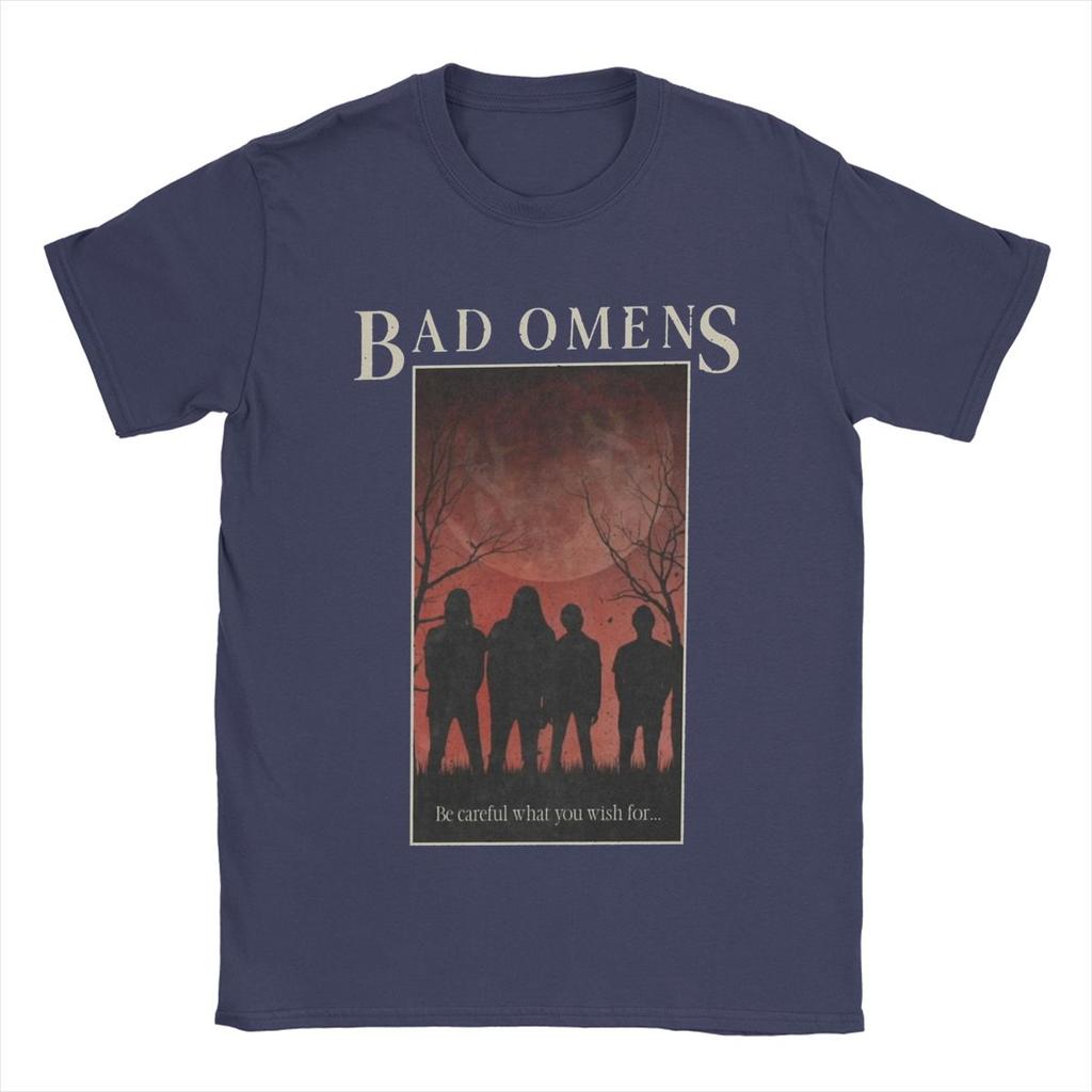 Мужские футболки Bad Omens Винтажная футболка с коротким рукавом и круглым вырезом 100% хлопок Топы на день рождения