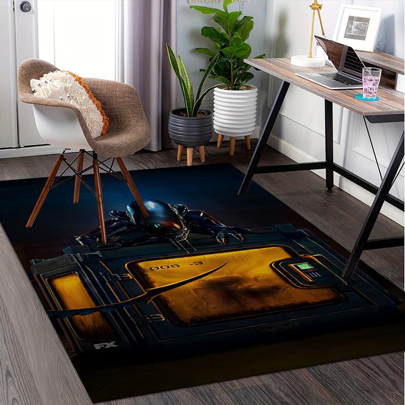 Alien Chair Mat - Office Carpet for Desk, Large Area Rug for Home Decor, Sofa Carpet, Gift Idea for Office and Living Room0169A
