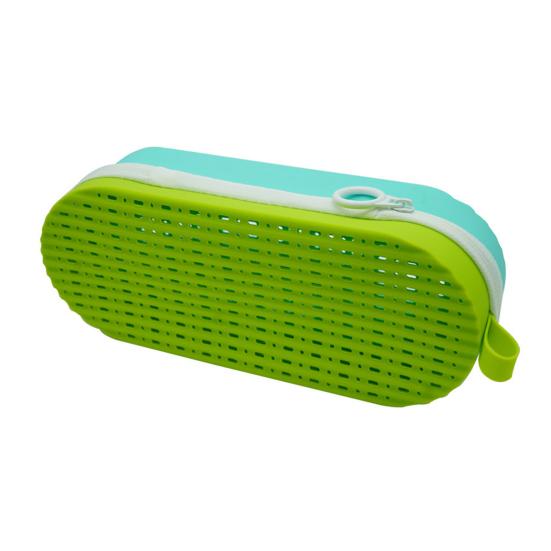 Силиконовый чехол для очков для плавания со сливным отверстием, легкая противоударная защитная коробка для очков для плавания