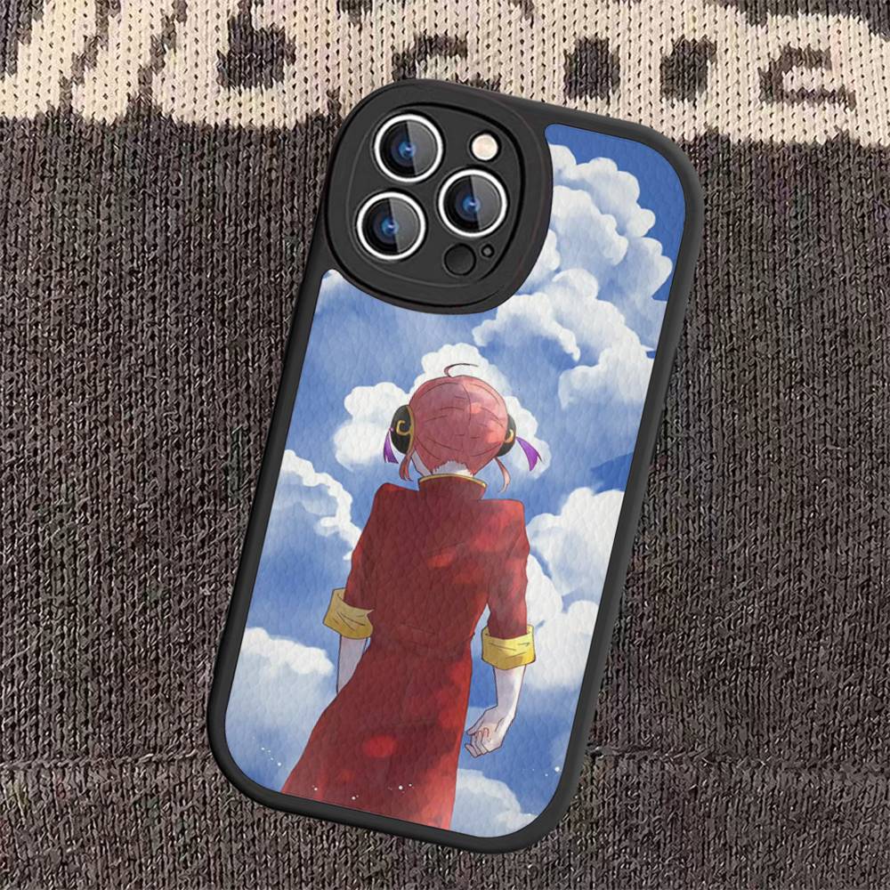 G-GINTAMA Anime Phone Case Hard Leather For IPhone 16 15 14 Mini 11 12 13 Pro Max Plus Fundas
