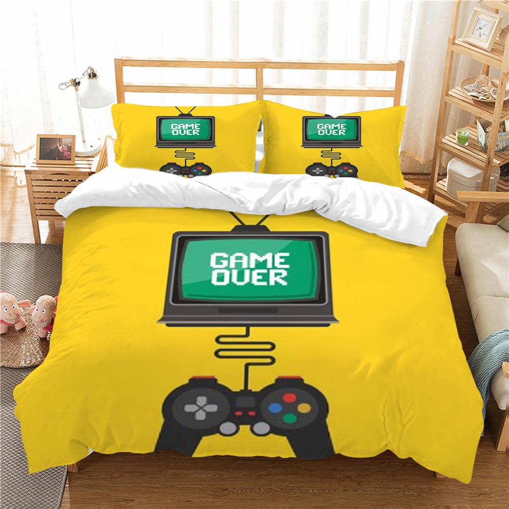 3D Gamepad Printing Home Textiles Bedding Suit Microfiber Quilt Cover Cool Comforter Duvet Covers