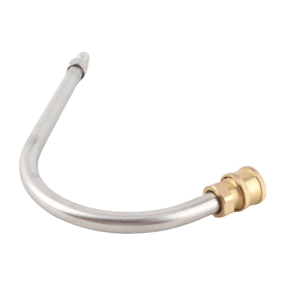 U Shaped Pressure Washer Extension Wand with 5 Nozzles Pressure Washer Curved Rod  Window Washing