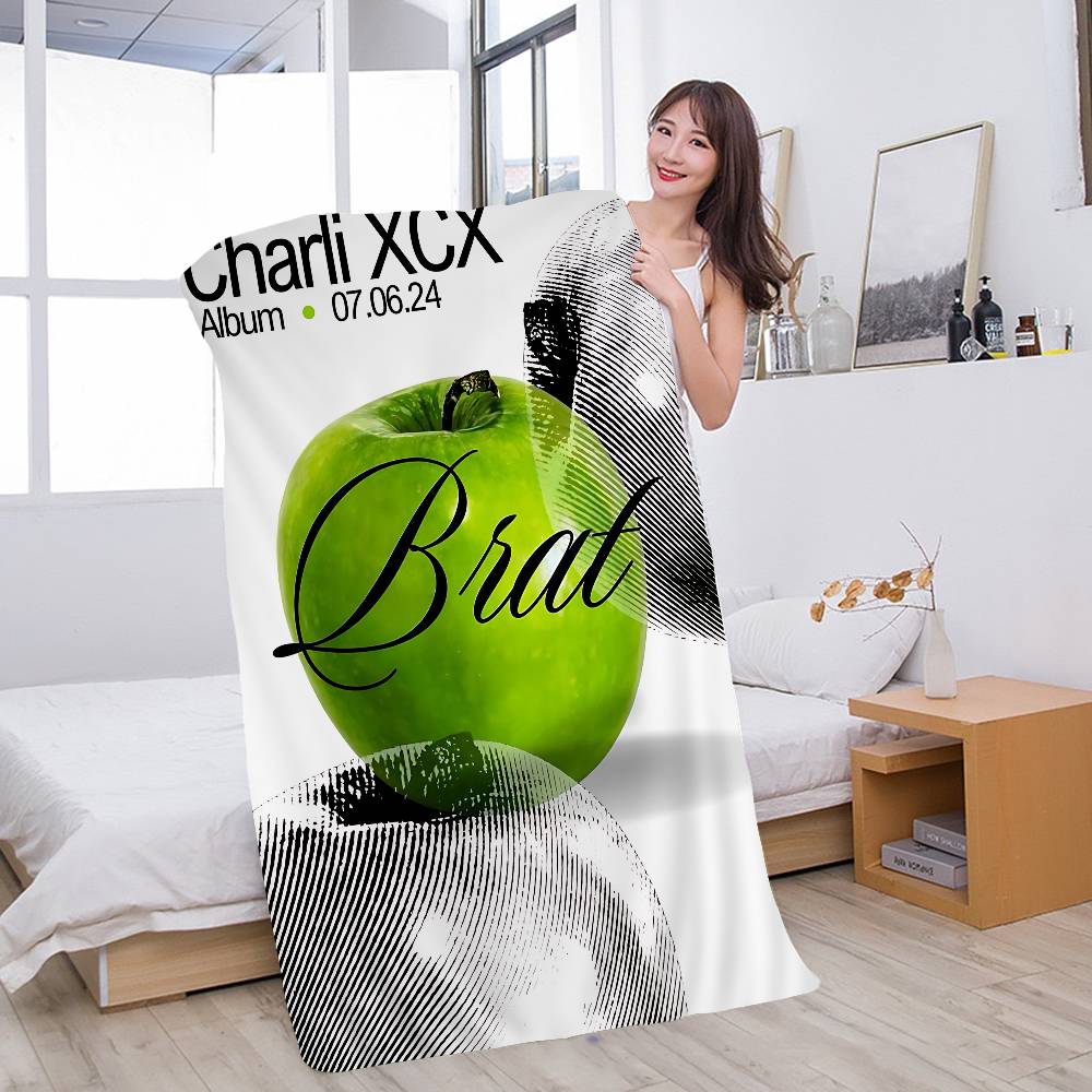 Певица C-Charli Xcx Угадай с полотенцем для пляжа Цветные полотенца для ванны для девочки Микрофибра Быстросохнущие Индивидуальные Без песка Пляж Йога