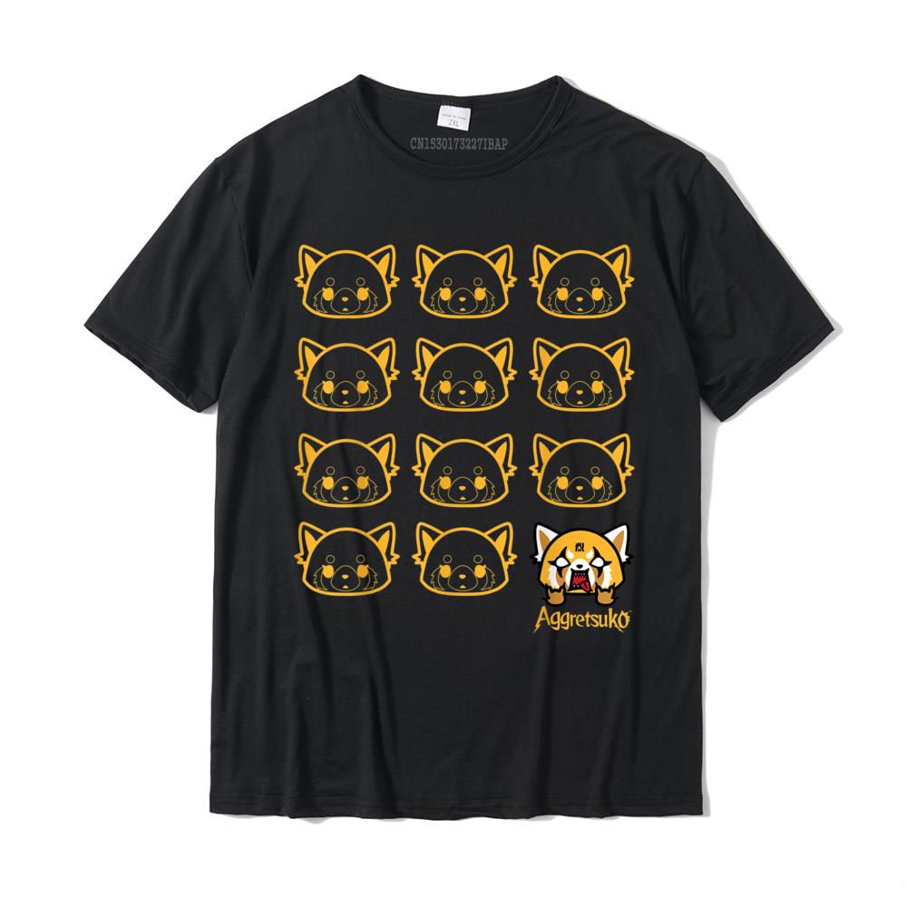 Aggretsuko Red Panda Faces T-Shirt