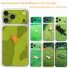 Милый Кошачий Мультяшный 3D Стикер-Наклейка на Весь Корпус для iPhone 17/Pro Max/Air, Цветная Задняя Защитная Наклейка