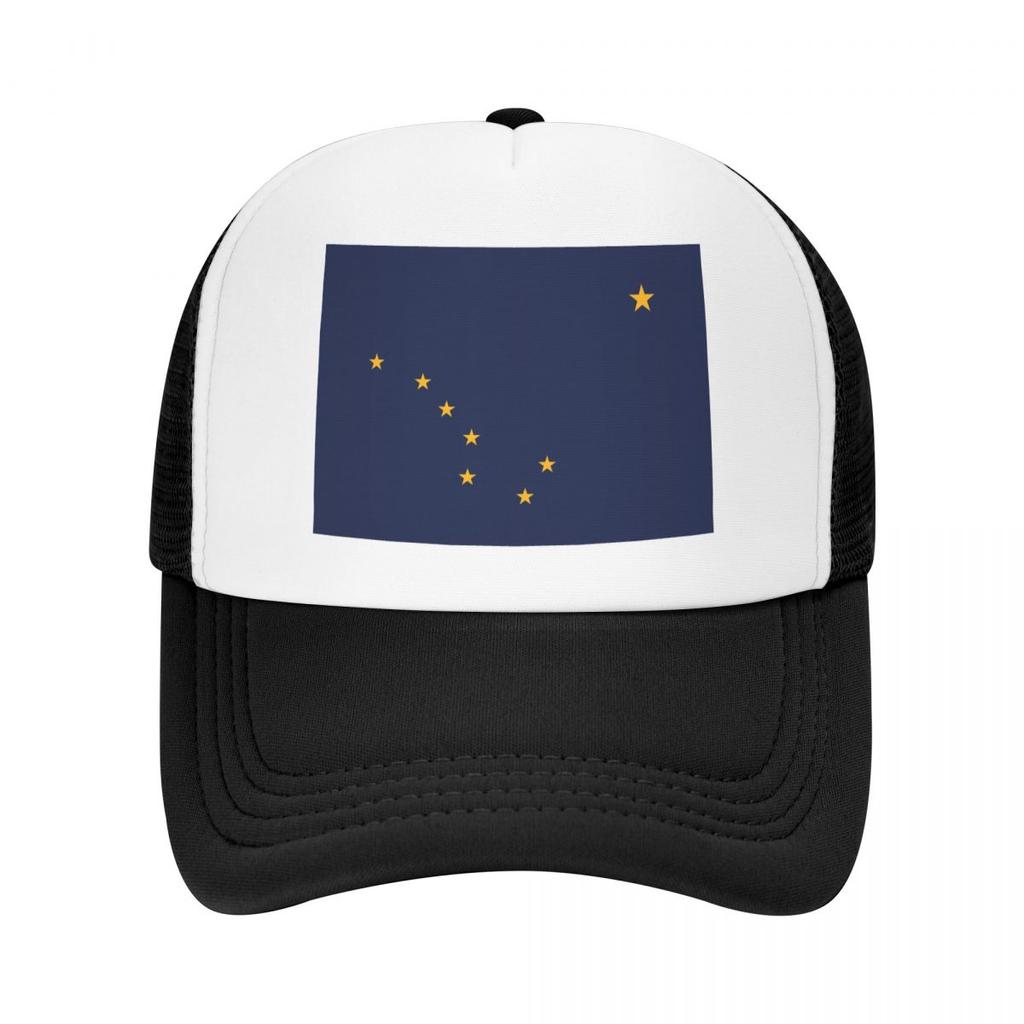 Flag Of Alaska Unisex Cap Casual Plain Baseball Cap Adjustable Snapback Trucker Hats For Women Unisex