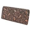 Inden Long Bunch Coin Purse Black X Pink American Blue Pattern [Indenya] Wallet, Wallet, Q, Included, Deerskin, Lacquer, 2308-51-166