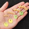 60Pcs(10 групп) 6-20# Овальные Светящиеся Космические Бобы Стопор Стопор для Карповой Лески Высокая Концентричность Резиновый Поплавок Сом Флатудор