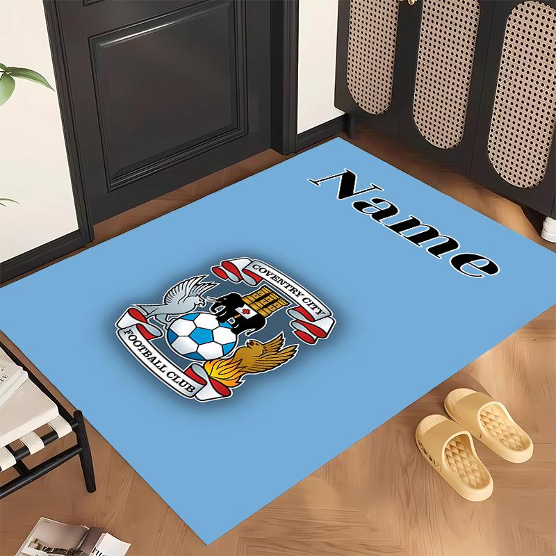 Coventry City Football Club (1) Personalized name Office Carpet Stylish Decor for Living Room Bedroom Kitchen