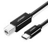 Ugreen USB-C To USB-B 1m Printer Cable - Black, High-Speed Connection for Printers & Scanners