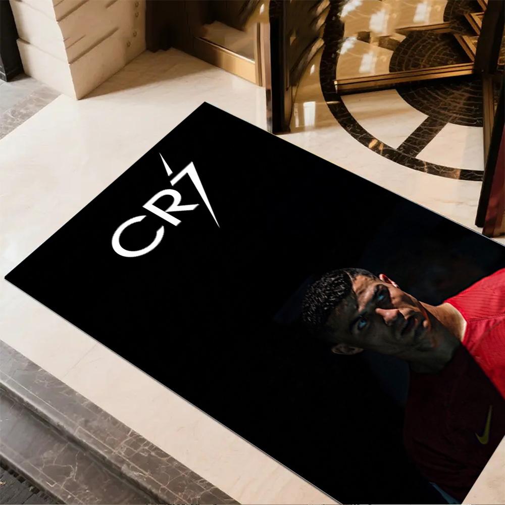 Juventus Player Action Floor Mat Design for Living Rooms Entryway Playrooms Outdoor Anti-slip Rug Anime Office Decor Perfect Gift for Women/Men