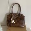 Retro Briefcase Bag Female Large-capacity Texture All-match Simple Niche Design Portable One-shoulder Tote Bag