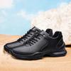 Fashion Genuine Leather Men's Shoes Comfortable Casual Shoes for Men Autumn Solid Male Sneakers Non-Slip Sports Shoes Treking Footwear
