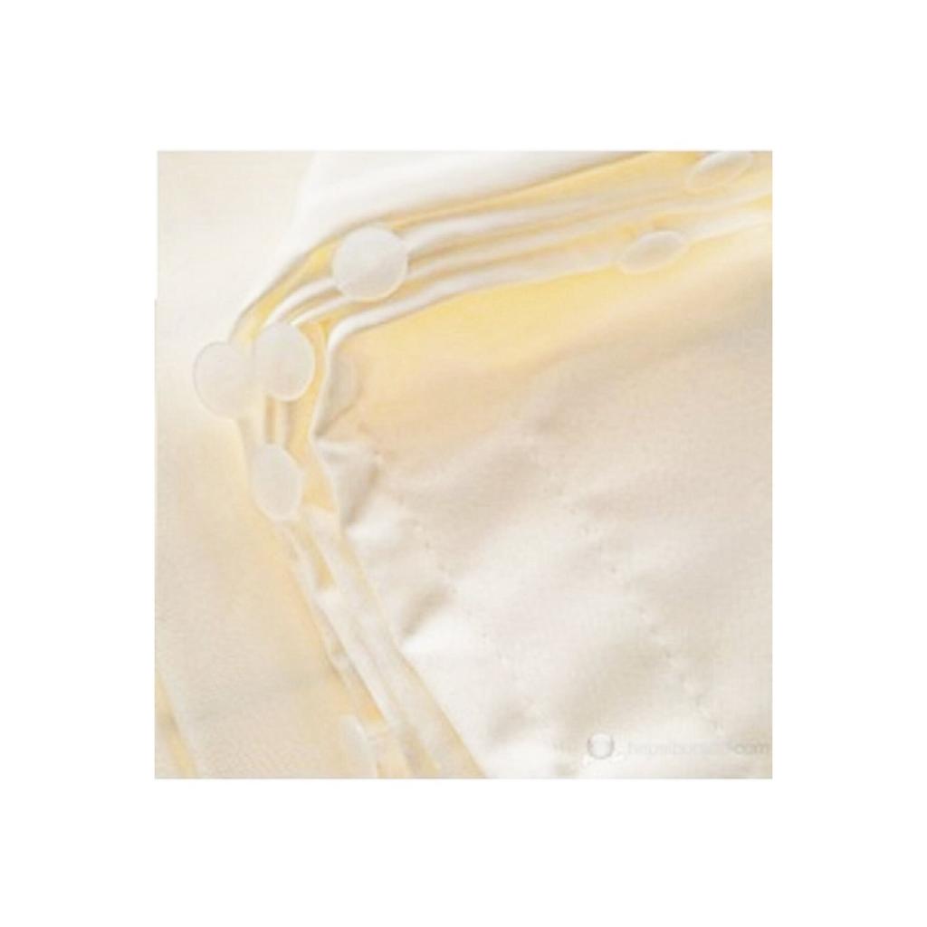 Плоское шитье с тканью Extrraphy с атласной тканью Sunrise Curtain, готовой к использованию - кремовый