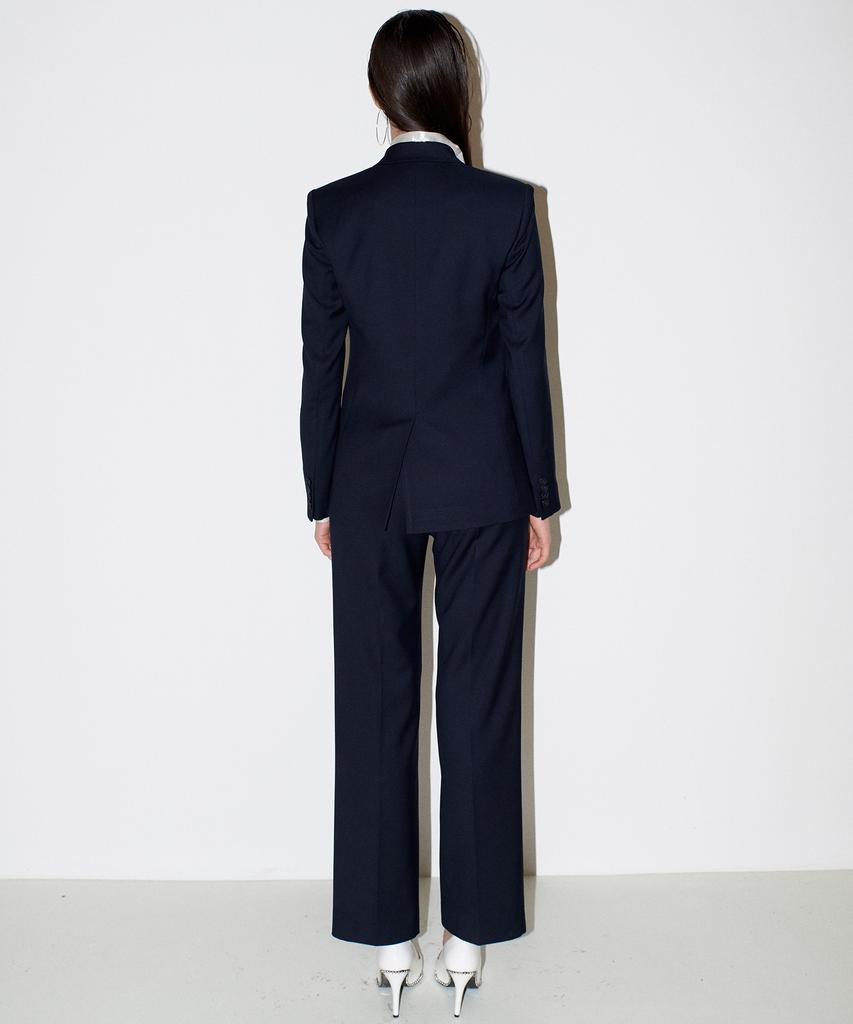 Chaenyuyog Sassy Straight Trousers [Navy]
