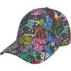 Смешные граффити-кепки Цветные бейсболки с граффити Регулируемые Snapback Тракерные кепки для женщин и мужчин